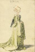 Albrecht Durer A Nuremberg Lady Dressed to go to a Dance France oil painting artist